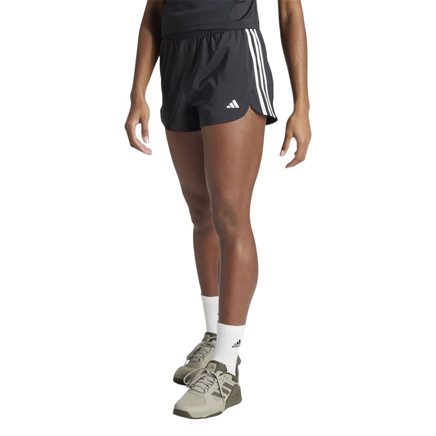pacert 3 stripes Women High Rise shorts da allenamento donna Adidas | IT7760X